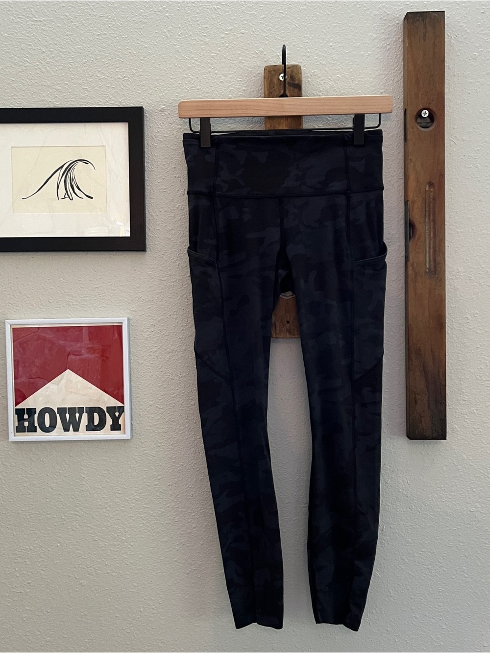 $128 Lululemon Fast & Free Heritage Camo Leggings Tights Size 6